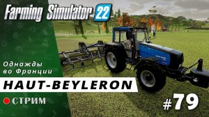 Farming Simulator 22 ● Карта Haut-Beyleron / стрим #79