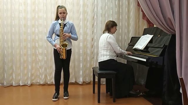Бортник Анастасия, младшая группа, саксофон, Новоельнянская ДШИ смотреть онлайн