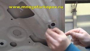 Амортизатор (упор) капота на Mercedes-Benz B KU-MB-B000-02 (обзор,установка)