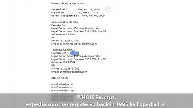 Free Test Tools - Free WHOIS Check