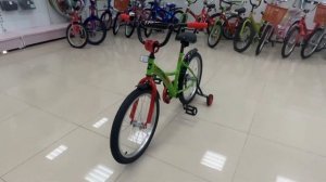 Велосипед детский Novatrack 20" STRIKE  зеленый   000030993