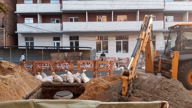 Монтаж наружной канализации в ЖК Британский Дом смотреть онлайн