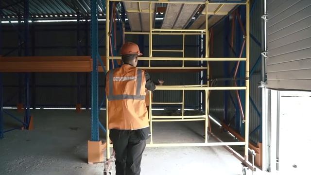 Пристраиваемый склад на базе фронтальных стеллажей для ООО "Компонент" смотреть онлайн