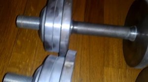 Купил у населения наборные гантели