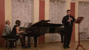 И.С. Бах Адажио, Ф. Пуленк Соната для кларнета и фортепиано