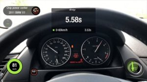 BMW X1 e84 2.0d n47 stage1 egr off 0-100