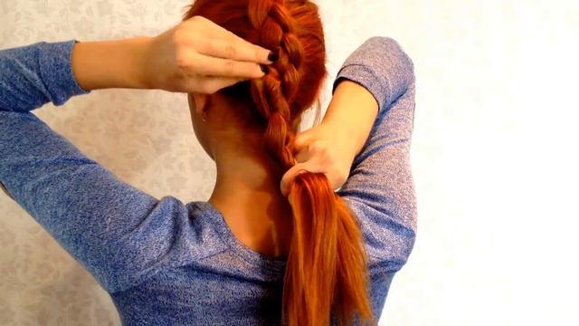 "Французская коса, легко и быстро!!)))" смотреть онлайн