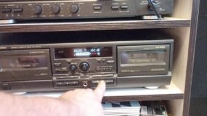 Дека Technics RS-TR474 работа и запись после профилактики
