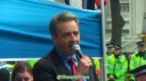 Paul Weston Speaks At EDL March On Downing St "Cameron is a traitor" 20th Sept. 2014 HD