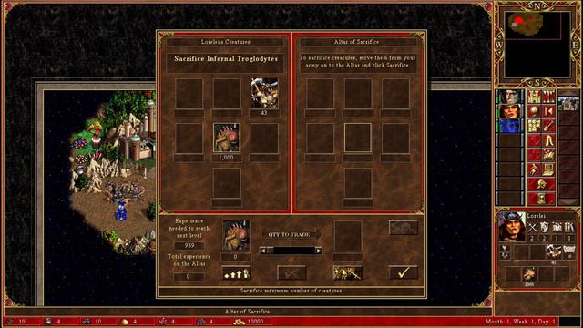 Altar of Sacrifice - place where the hero's alignment matters - Did you know nr. 119 - Heroes 3