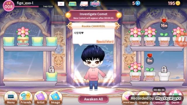 ChanYeol "My Star Garden SMTOWN" Game смотреть онлайн