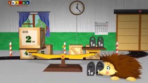 Учимся считать с ежиком Жекой легко в игровой форме для малышей 1