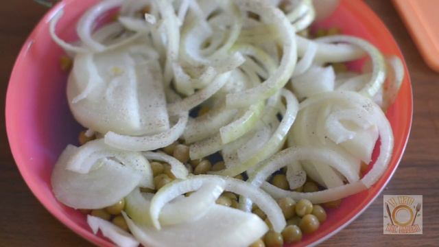 Салат с капусты и гороха смотреть онлайн