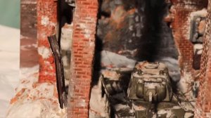 Как сделать диораму "Бой в разрушенном заводе". Завершение.