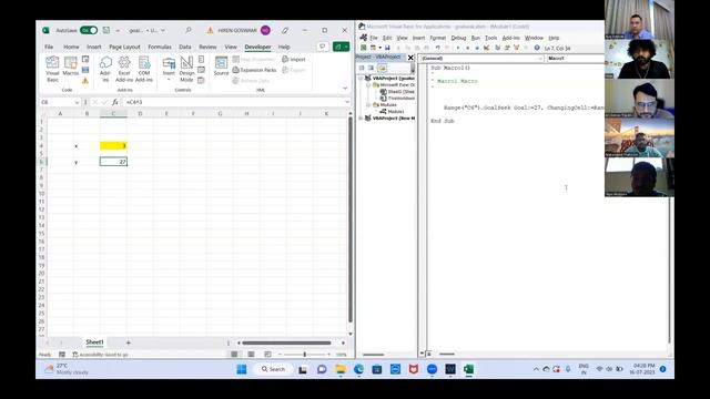 Goal seek using VBA (16 of n) смотреть онлайн