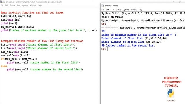 Python Class XI Chapter 5 Lists(Part-2)