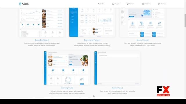 Acorn - Bootstrap 5 Html Laravel Net Admin Template course clean Website Builder смотреть онлайн