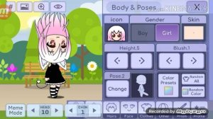 Как сделать толстое лицо, Уменьшить или увеличить его и т. д. Gacha life