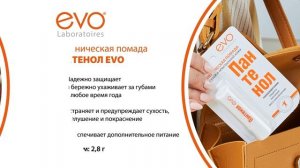 Гигиеническая помада Пантенол EVO для обветренной кожи губ.