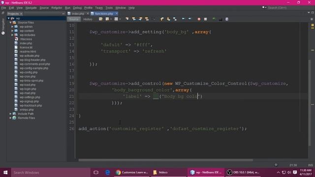WP Theme Development | Customization WordPress Part 1 смотреть онлайн