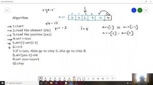 CLASS 12 | INSERTION IN AN ARRAY | DATA STRUCTURE | CS