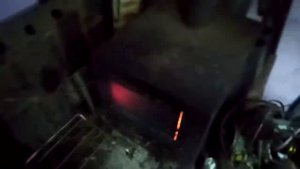 Буржуйка на масленой капельнице# в гараже жара#