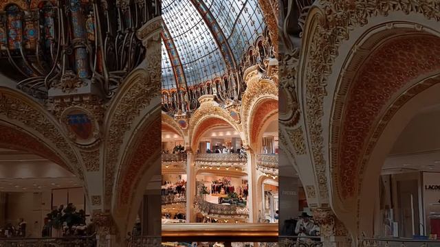 Gallery Lafayette.  Paris.  #My travels 2021