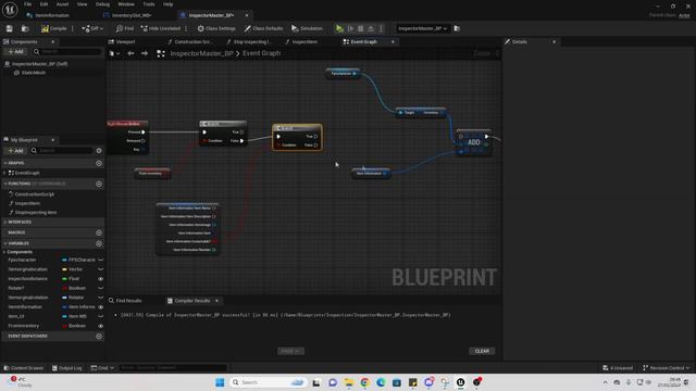 Блюпринт 4. Creating A Stackable Inventory