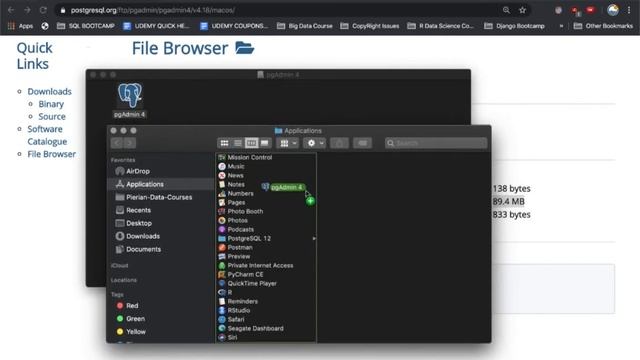 Postgres - PostgreSQL on MacOS and PgAdmin with First Query. PostgreSQL MacOS Installation смотреть онлайн
