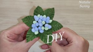 Ягодки / букет из гофрированной бумаги / листья / DIY