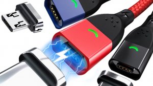 Магнитный кабель присоска. Зарядка для смартфонов и телефонов. Почему разъёмы быстро ломаются?