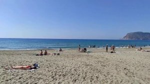 20 ОКТЯБРЯ 2022 ПЛЯЖ И МОРЕ РАЙОН ОБА АЛАНЬЯ ТУРЦИЯ