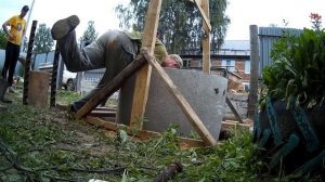 колодец на плывуне . плывун во всей красе