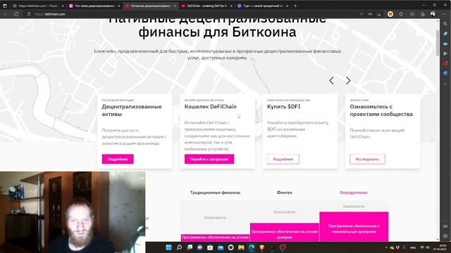 DeFiChain DFI  Обзор .