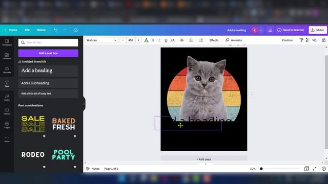 Canva Cat RetroT-shirt Design Tutorial for Beginners смотреть онлайн