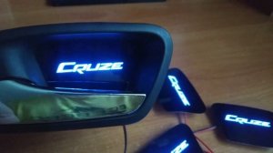 Подсветка салонных ручек дверей Chevrolet Cruze