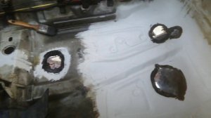 Продолжение ремонта днища пассат б3.