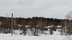 Деревня Перхино, март 2022.  Подосиновский район, Кировская область.