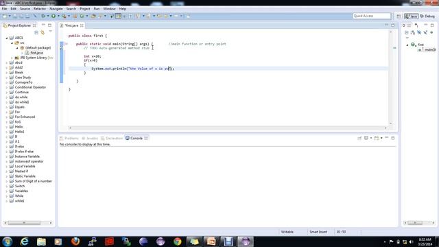 How to create java project in Eclipse..