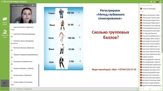 Маркетинг- план, выплаты, начисления. Татьяна Липницкая 21.09. смотреть онлайн