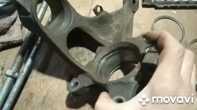 замена переднего ступичного подшипника форд Мондео 2 смотреть онлайн