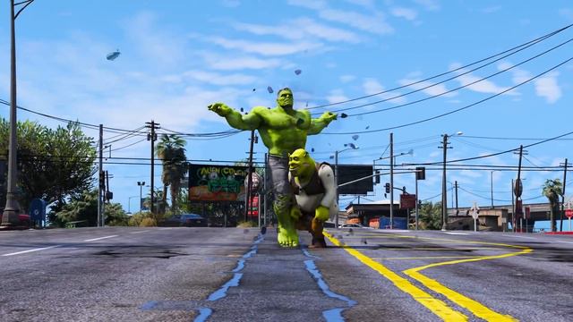 HULK VS SHREK - EPIC BATTLE