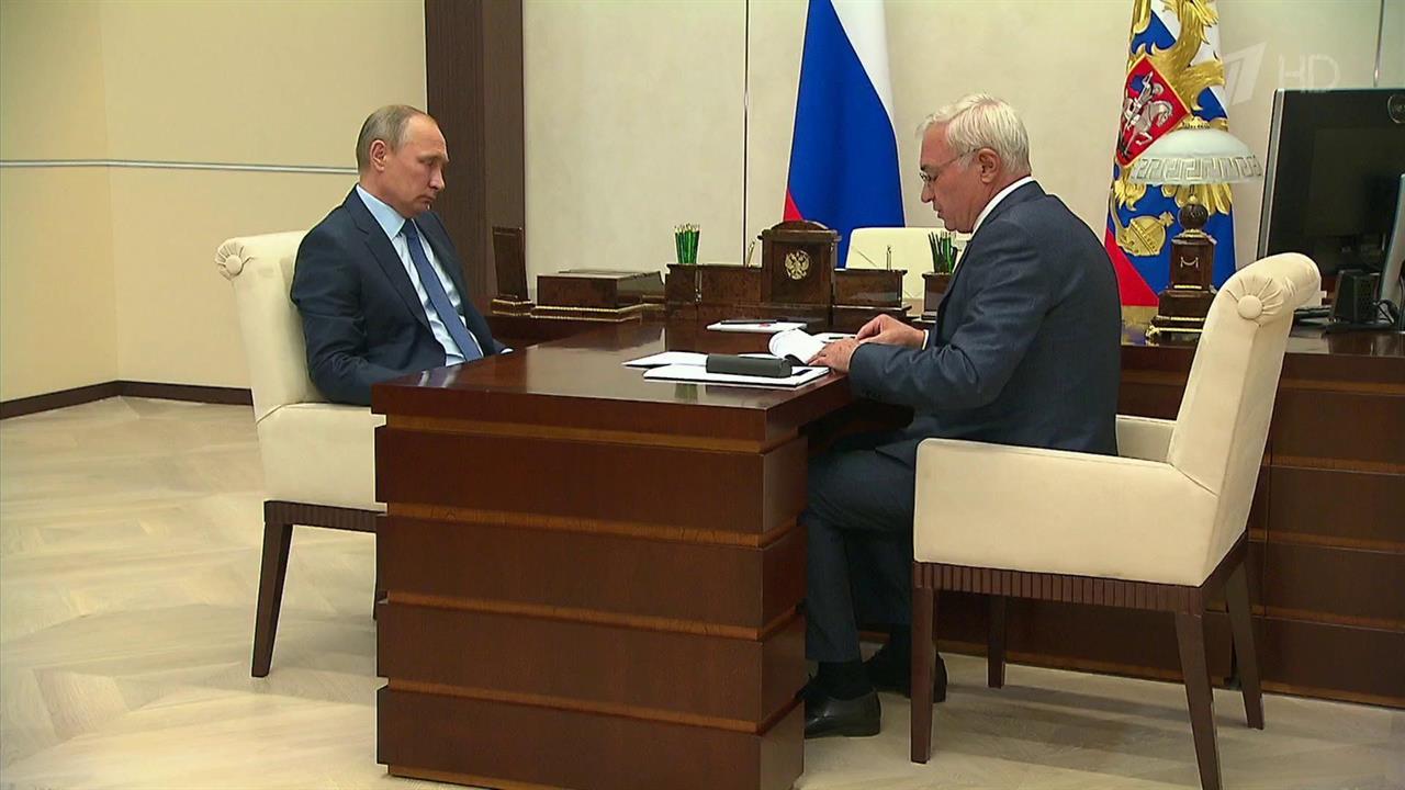 Положение дел на Магнитогорском металлургическом к...а с председателем совета директоров предприятия