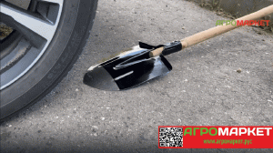 Лопаты Шахтер рельсовая сталь наглядный тест | Агромаркет