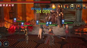 Raid SL - Лавовый рыцарь 25 лвл. Не даём мобам походить.