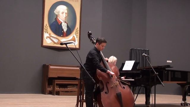 Г. Шлемюллер - Непрерывное движение - Илья Седых (контрабас), Ольга Шульга ( ф - но) смотреть онлайн