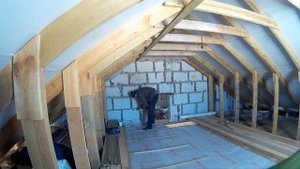 Утепление чердачного перекрытия. Часть 5