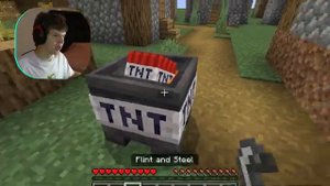 Я ВЗОРВАЛ САМЫЙ СИЛЬНЫЙ ДИНАМИТ В МАЙНКРАФТ Лисфокс Minecraft перезолив с ютуба