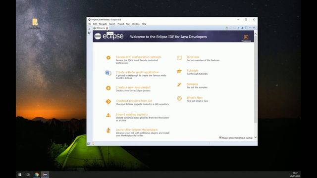 How to create a new Work Space in Eclipse смотреть онлайн