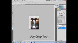 A2 Media Evaluation Question 4 (Part 2): Resizing and cropping an image in Photoshop